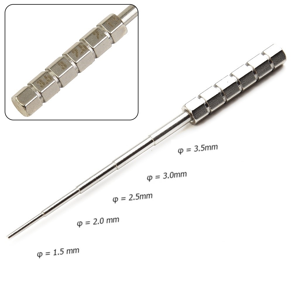 Coil Building Kit - Tiges d'enroulement de fil d'acier inoxydable,